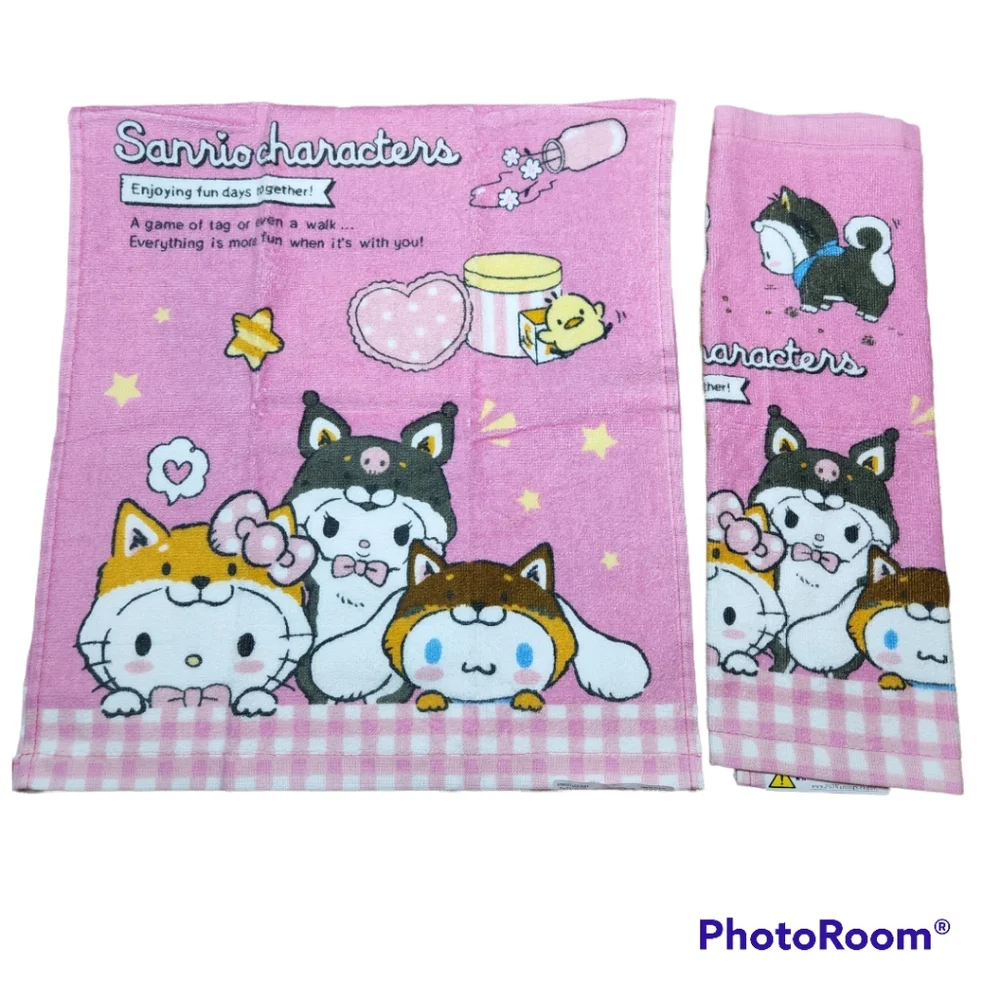 NWT Sanrio Characters Hand Towel and Washcloth Set